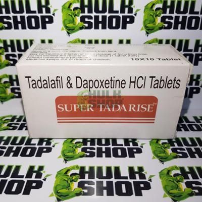 Купить Super Tadarise (Дапоксетин + Тадалафил)